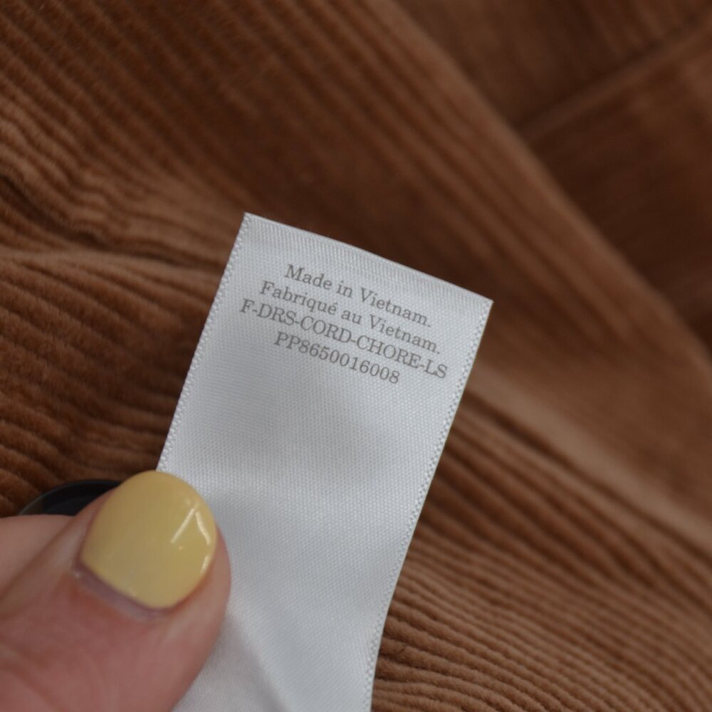 Everlane The Corduroy Long Shirt Jacket Brown XS Field Utility Chore Shacket - Picture 5 of 8